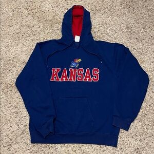 Kansas Blue Hoodie KU Jayhawks